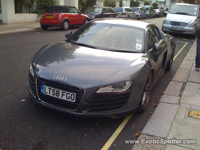 Audi R8 spotted in London, United Kingdom