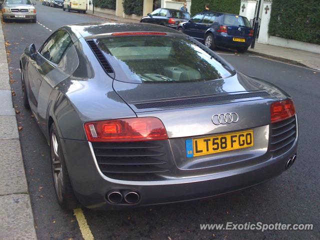 Audi R8 spotted in London, United Kingdom