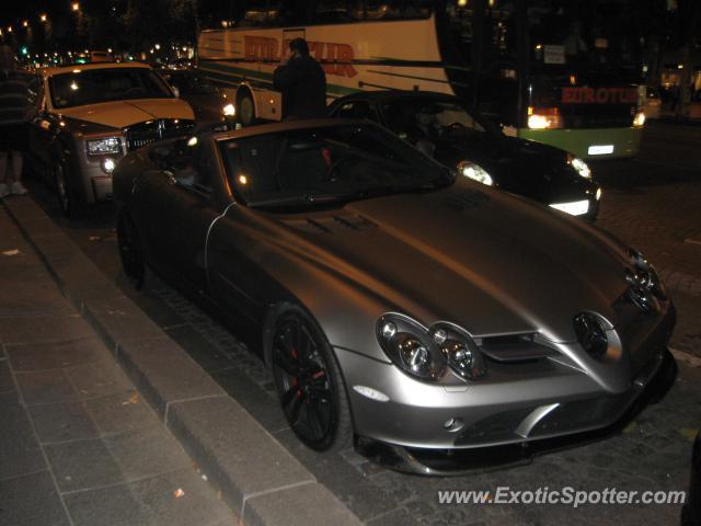 Mercedes SLR spotted in Paris, France