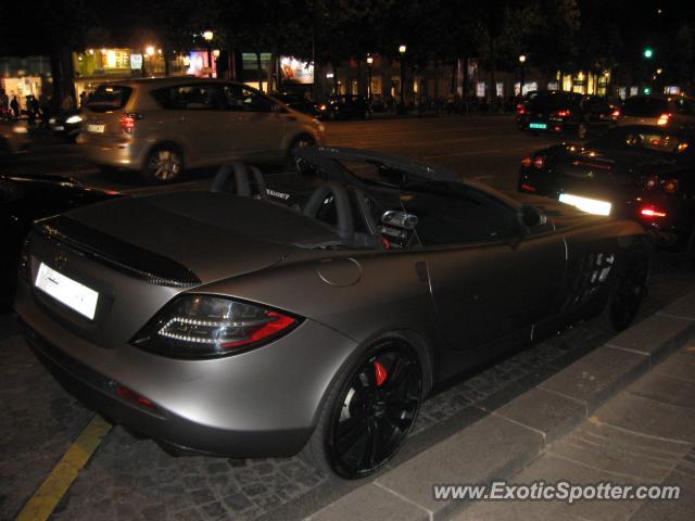 Mercedes SLR spotted in Paris, France