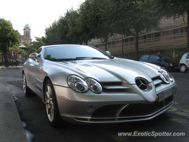 Mercedes SLR spotted in Paris, France