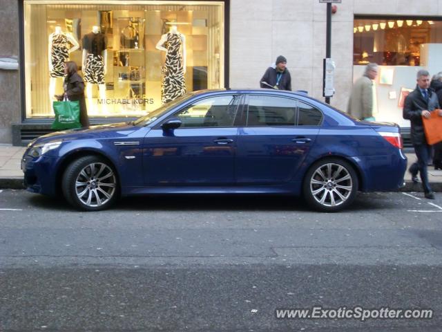 BMW M5 spotted in London, United Kingdom