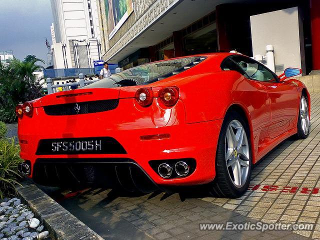 Ferrari F430 spotted in Orchard Road, Singapore