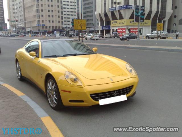 Ferrari 612 spotted in Abu Dhabi, United Arab Emirates