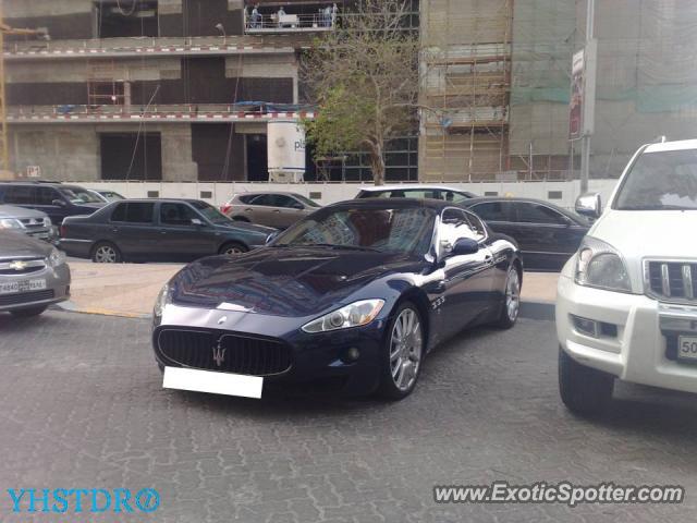Maserati GranTurismo spotted in Abu Dhabi, United Arab Emirates