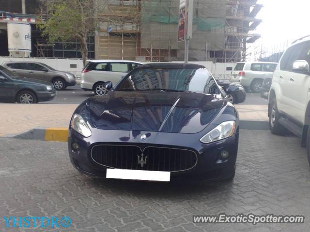 Maserati GranTurismo spotted in Abu Dhabi, United Arab Emirates