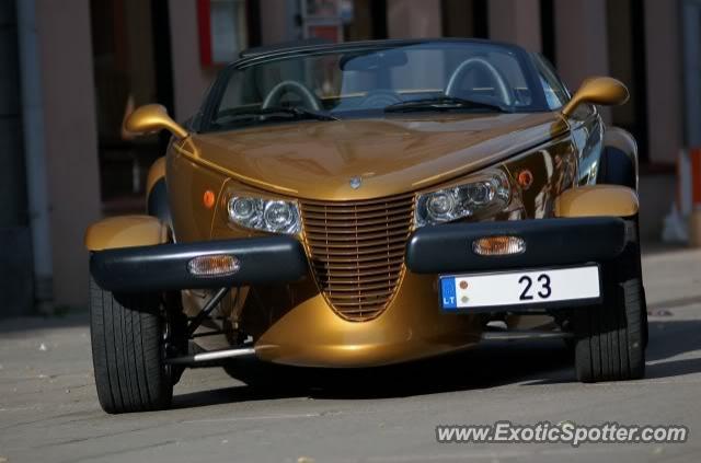 Plymouth Prowler spotted in Vilnius, Lithuania
