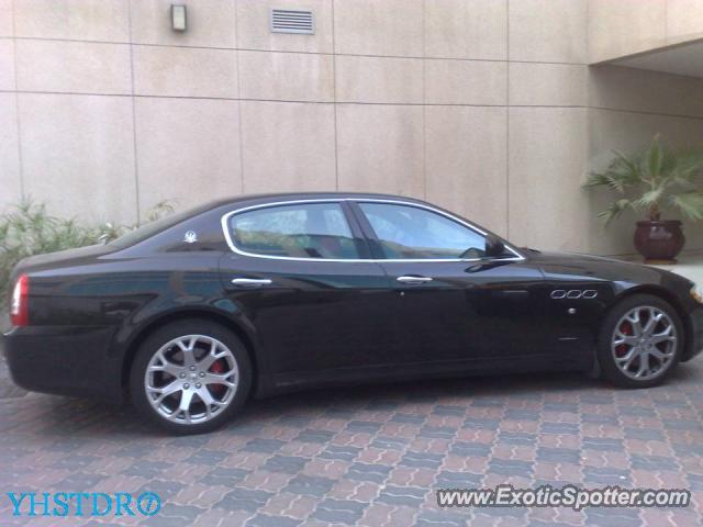 Maserati Quattroporte spotted in Abu Dhabi, United Arab Emirates