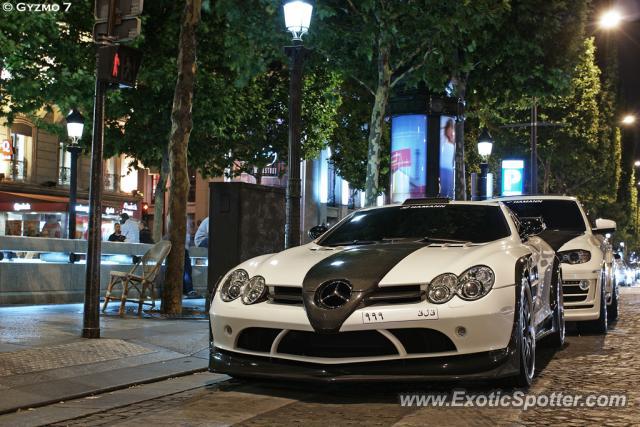 Mercedes SLR spotted in Paris, France