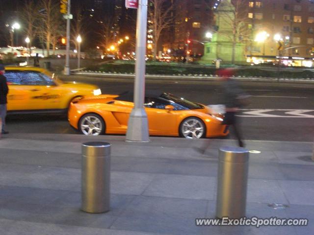 Lamborghini Gallardo spotted in Manhattan, New York