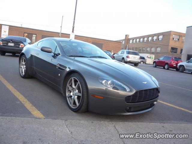 Aston Martin Vantage spotted in Montreal, Canada