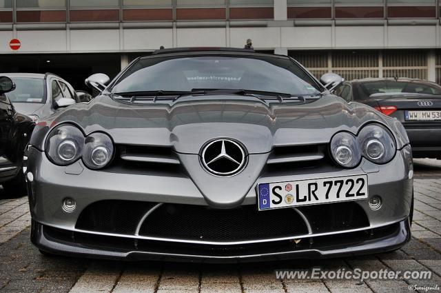 Mercedes SLR spotted in Frankfurt, Germany