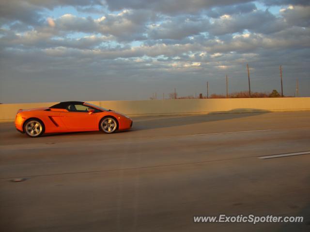 Lamborghini Gallardo spotted in Katy, Texas