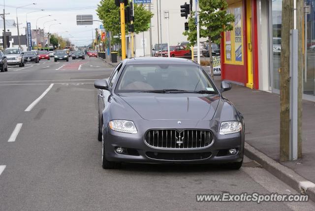 Maserati Quattroporte spotted in Christchurch, New Zealand