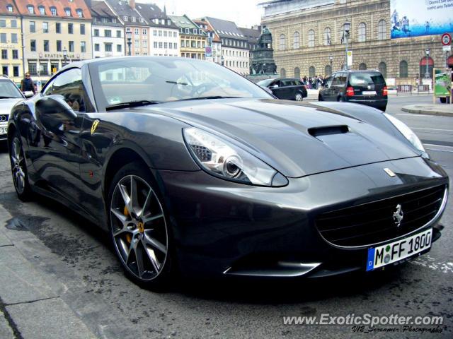 Ferrari California spotted in Munich, Germany