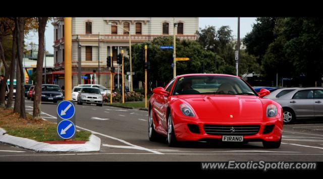 Ferrari 599GTB spotted in Palmerston North, New Zealand