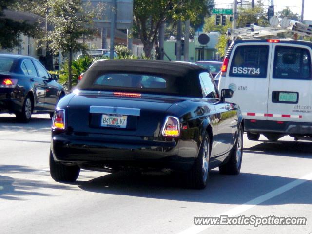 Rolls Royce Phantom spotted in Fort Lauderdale , Florida