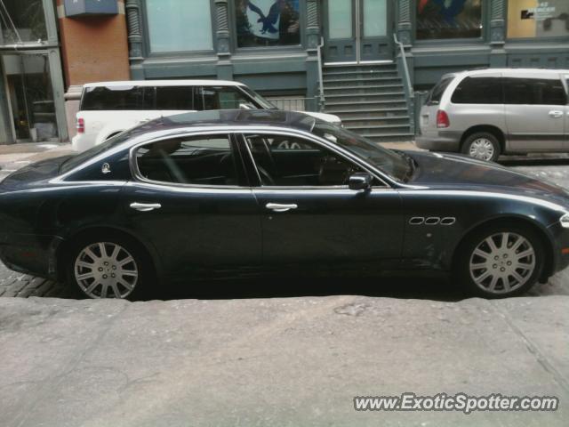 Maserati Quattroporte spotted in Manhattan, New York
