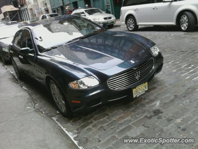 Maserati Quattroporte spotted in Manhatttan, New York