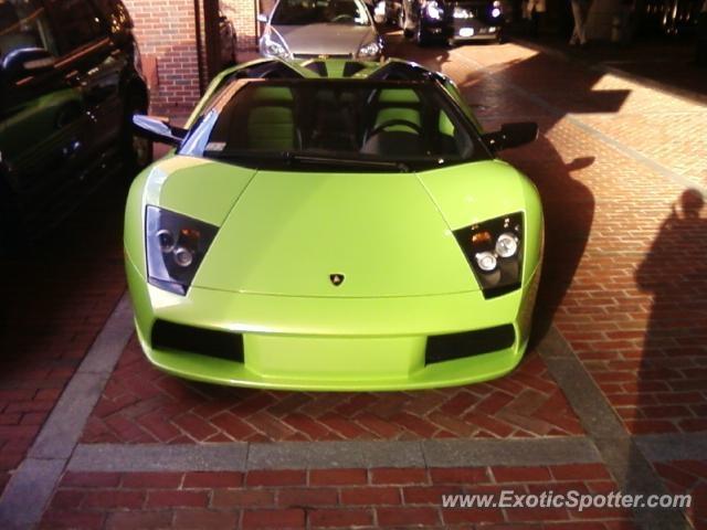 Lamborghini Murcielago spotted in Boston, Massachusetts