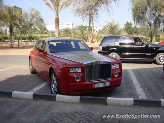 Rolls Royce Phantom spotted in Abu Dhabi, United Arab Emirates