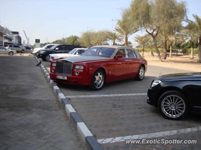 Rolls Royce Phantom spotted in Abu Dhabi, United Arab Emirates