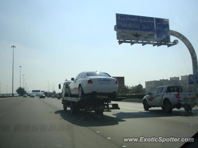 Rolls Royce Ghost spotted in ABU DHABI, United Arab Emirates