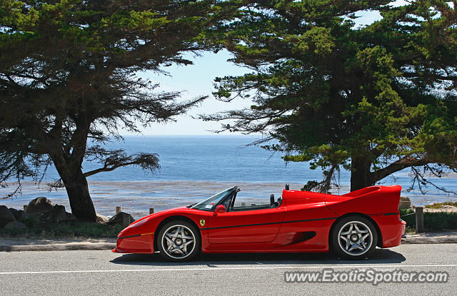 Ferrari F50 spotted in Pebble Beach, California