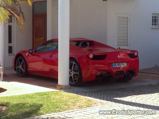 Ferrari 458 Italia spotted in Vilamoura, Portugal