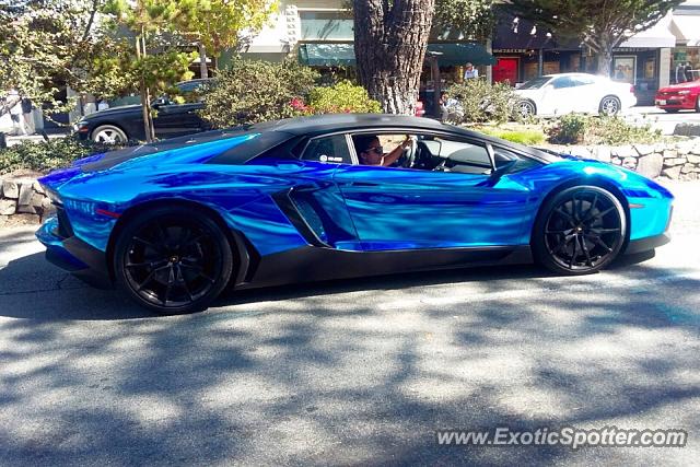 Lamborghini Aventador spotted in Carmel, California