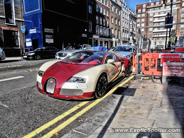 Bugatti Veyron spotted in London, United Kingdom