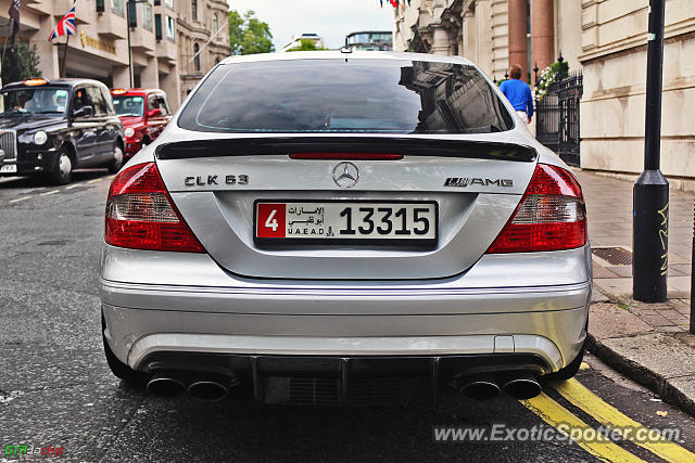 Mercedes C63 AMG Black Series spotted in London, United Kingdom