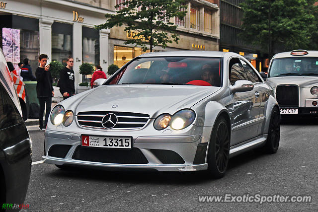 Mercedes C63 AMG Black Series spotted in London, United Kingdom