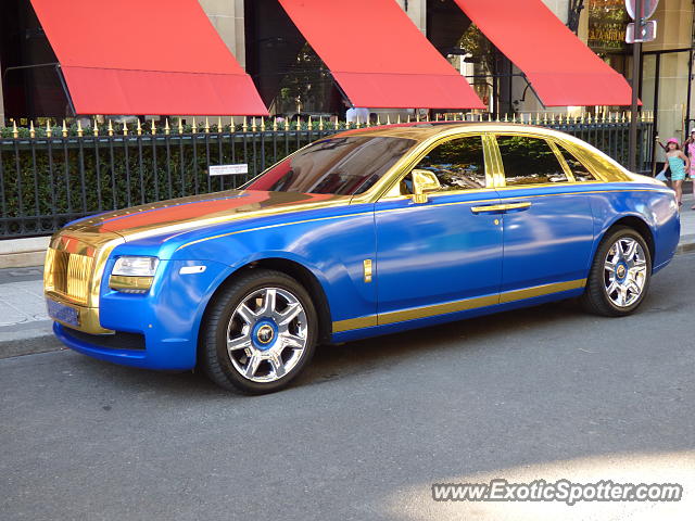 Rolls-Royce Ghost spotted in PARIS, France