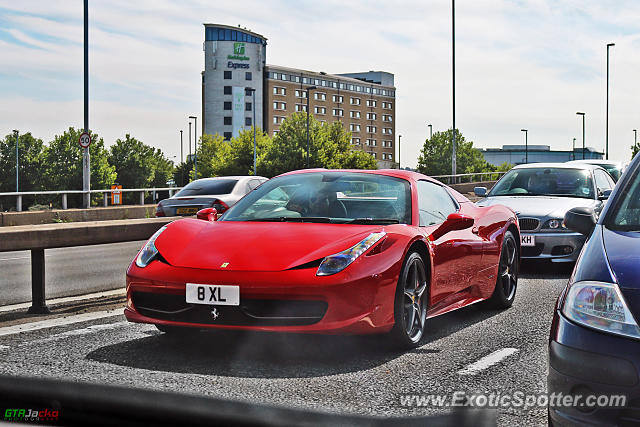 Ferrari 458 Italia spotted in London, United Kingdom