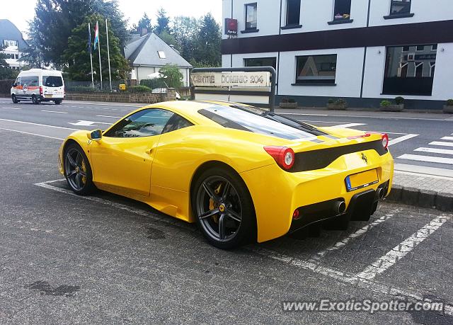 Ferrari 458 Italia spotted in Luxembourg, Luxembourg