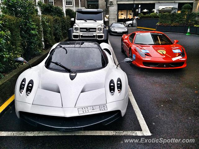 Pagani Huayra spotted in London, United Kingdom