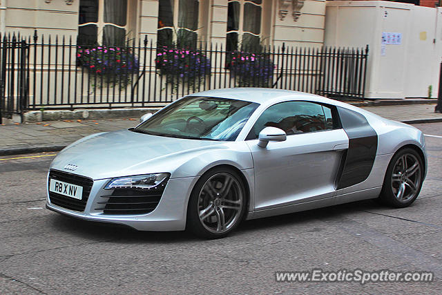 Audi R8 spotted in London, United Kingdom