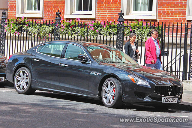 Maserati Quattroporte spotted in London, United Kingdom