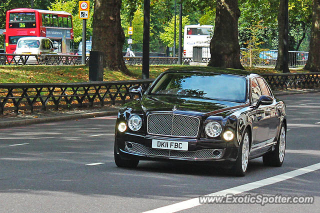 Bentley Mulsanne spotted in London, United Kingdom