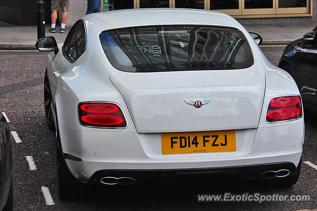 Bentley Continental spotted in London, United Kingdom