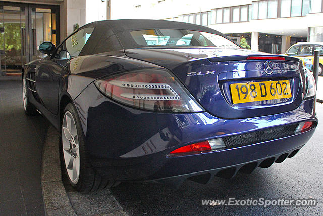 Mercedes SLR spotted in London, United Kingdom