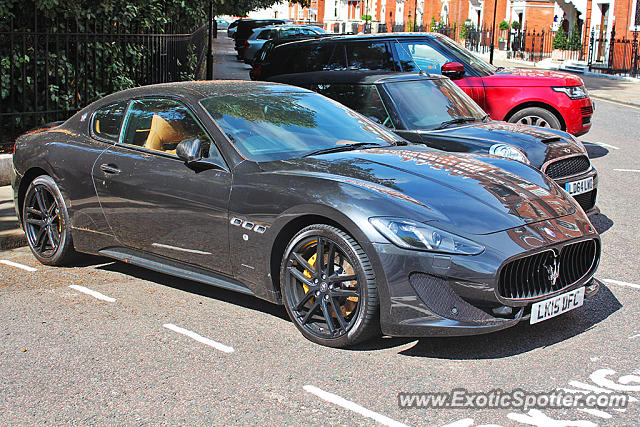 Maserati GranTurismo spotted in London, United Kingdom