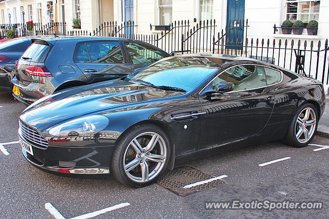 Aston Martin DB9 spotted in London, United Kingdom