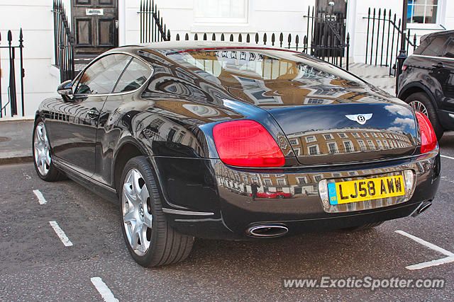 Bentley Continental spotted in London, United Kingdom