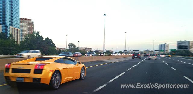 Lamborghini Gallardo spotted in Toronto, Canada