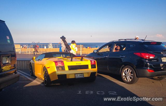 Lamborghini Gallardo spotted in Belmar, New Jersey