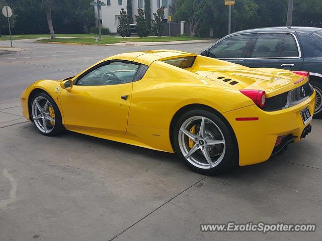 Ferrari 458 Italia spotted in Dallas, Texas