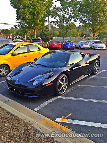 Ferrari 458 Italia spotted in Charlotte, North Carolina