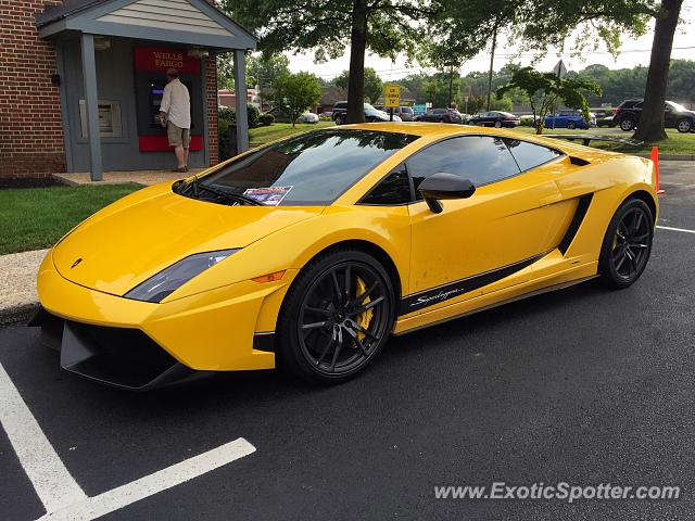 Lamborghini Gallardo spotted in Great Falls, Virginia